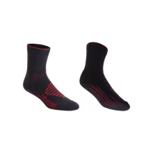 BBB FitFeet Thermo Socks Black Red - Maat 35/38