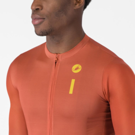 Castelli Drittone Logo Jersey Paprika