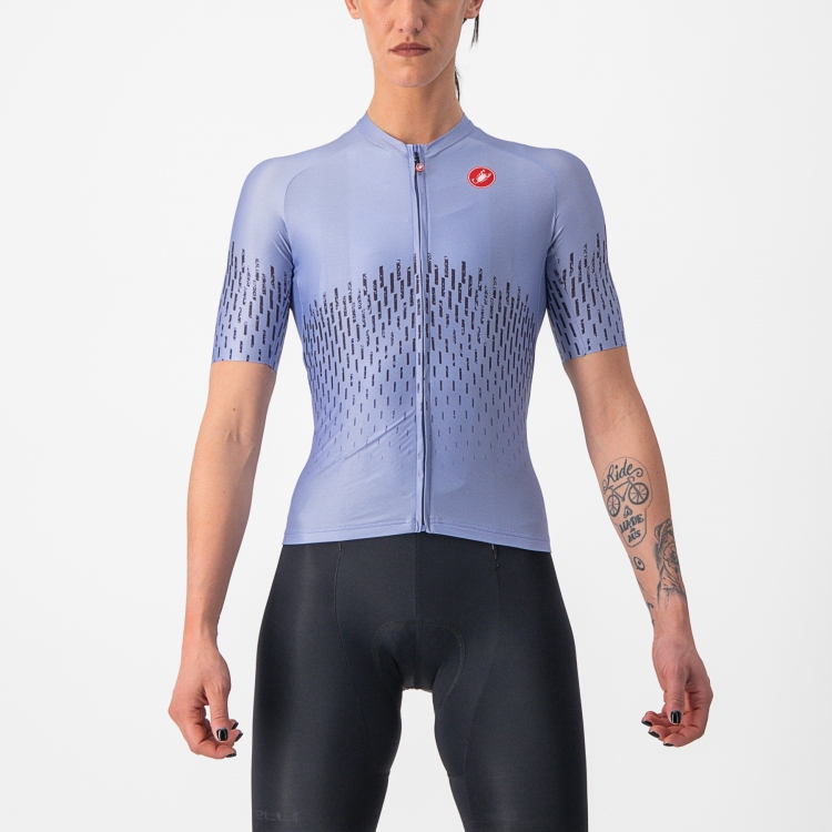 Castelli Aero Pro W Jersey Violet - Maat L