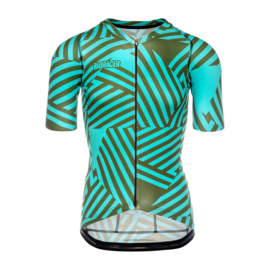 Bioracer Spitfire Jersey Don Dazzle Mint/Olive - Maat XXL