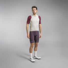 Bioracer Icon Jersey Warm Grey - Bordeaux