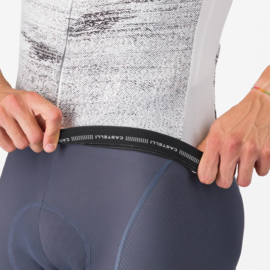 Castelli Stratus Logo Jersey White Smoky Gray