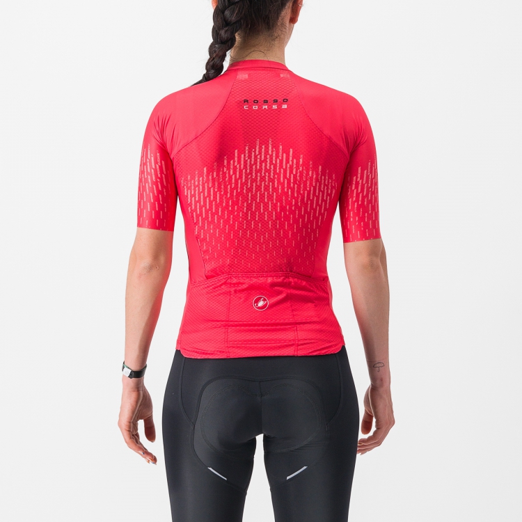 Castelli Aero Pro W Jersey Hibiscus - Maat L