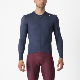 Castelli Espresso Long Sleeve Jersey Belgian Blue