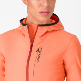 Castelli Fly Unltd W Jacket Melon Red