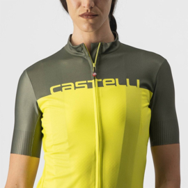 Castelli Velocissima Jersey Sulphur Military Green