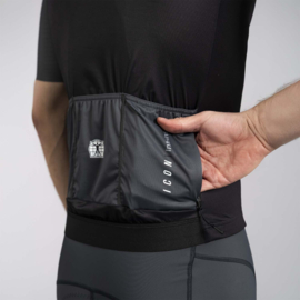 Bioracer Icon Jersey Black – Anthracite - Maat M