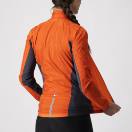 Castelli Squadra Stretch W Jacket Fiery Red