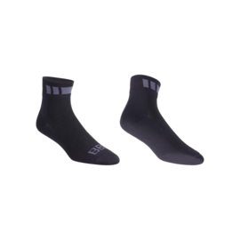 BBB TechnoFeet Bicycle Socks Black Grey - Maat 39/43