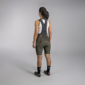 Bioracer Icon Gravel Women Bibshort Olive