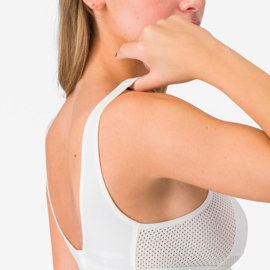 Castelli Rosso Corsa Bra White