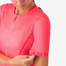 Castelli Anima Flow Jersey Brilliant Pink Hibiscus