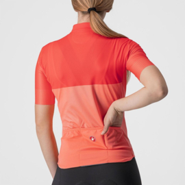 Castelli Velocissima Jersey Coral Flash Brilliant Pink