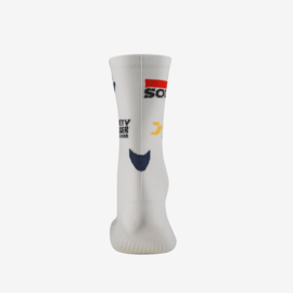 Castelli Soudal Rosso Corsa Pro 18 Sock White