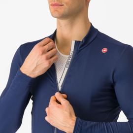 Castelli Espresso Thermal Jersey Belgian Blue