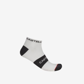 Castelli Lowboy 2 Sock White Black
