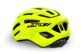 MET Miles Helmet Fluo Yellow - Maat S/M (52-58cm)