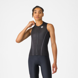 Castelli Anima Flow Sleeveless Black White