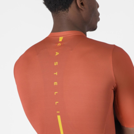 Castelli Drittone Logo Jersey Paprika