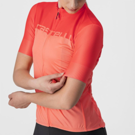 Castelli Velocissima Jersey Coral Flash Brilliant Pink