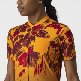 Castelli Unltd Sentiero Jersey Golden Orange Barbaresco Red