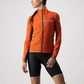 Castelli Squadra Stretch W Jacket Fiery Red