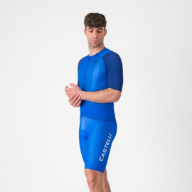 Castelli Free Aero Race S Kit Bibshort Azzurro