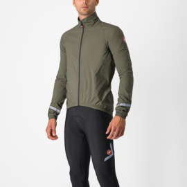Castelli Emergency 2 Rain Jacket Military Green