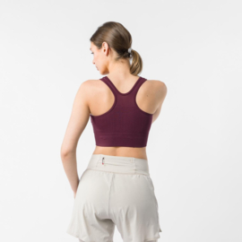 Castelli Comfort Travel Crop Top Deep Bordeaux
