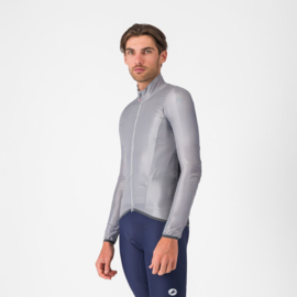 Castelli Aria Shell 2 Jacket Silver Gray