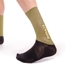 Bioracer Spitfire/Vesper Sock Life is not a Race Yellow - Maat M (39-41)