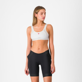Castelli Rosso Corsa Bra White