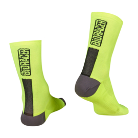 Bioracer Summer Socks Fluo Yellow - Maat M (40-42)