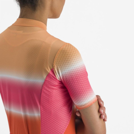 Castelli Dolce Jersey Soft Orange Hibiscus