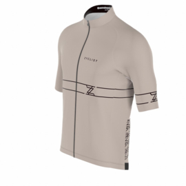 .Zyclist Icon Gravel Jersey Beige - Maat XXXL