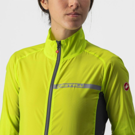 Castelli Squadra Stretch W Jacket Electric Lime