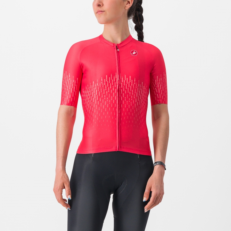 Castelli Aero Pro W Jersey Hibiscus - Maat L
