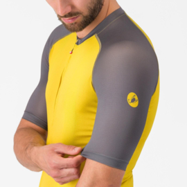 Castelli Unlimited Endurance 3 Jersey Mango Mojito Gray