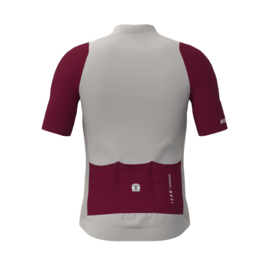 Bioracer Icon Jersey Warm Grey - Bordeaux