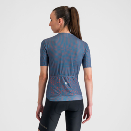 Sportful Checkmate Jersey Berry Blue Mauw