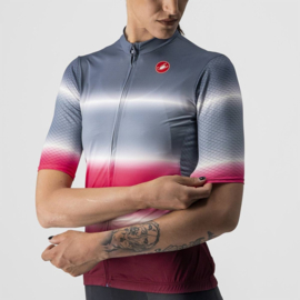 Castelli Dolce Jersey Steel Blue Bordeaux