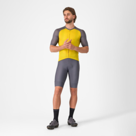 Castelli Unlimited Endurance 3 Jersey Mango Mojito Gray