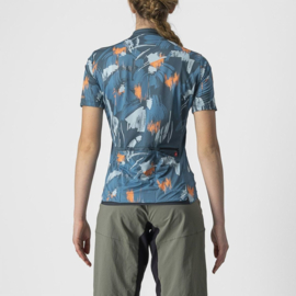Castelli Unltd Sentiero Jersey Dark Teal Coral Flash