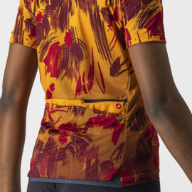 Castelli Unltd Sentiero Jersey Golden Orange Barbaresco Red