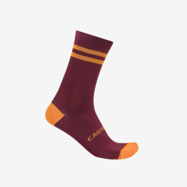 Castelli Originale 18 Sock Deep Bordeaux