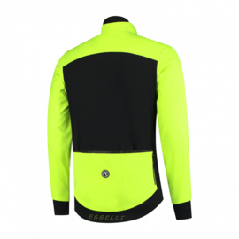 Rogelli Contento 2.0 Winterjacket Zwart/Fluor - Maat S