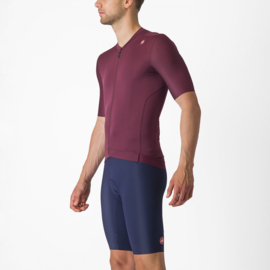 Castelli Espresso Jersey Deep Bordeaux