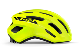 MET Miles Helmet Fluo Yellow - Maat S/M (52-58cm)