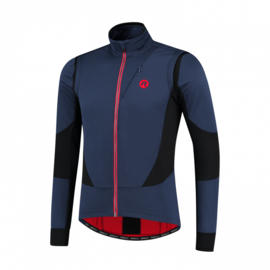 Rogelli Brave Winterjack Blauw/Rood/Zwart - Maat S