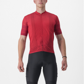 Castelli Unlimited Terra Jersey Red - Maat L